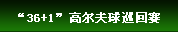 中信银行白金卡“36+1”高尔夫球巡回赛